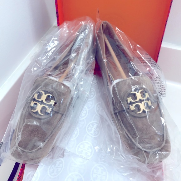 Tory Burch Metal-Miller Suede Loafer - Picture 4 of 8